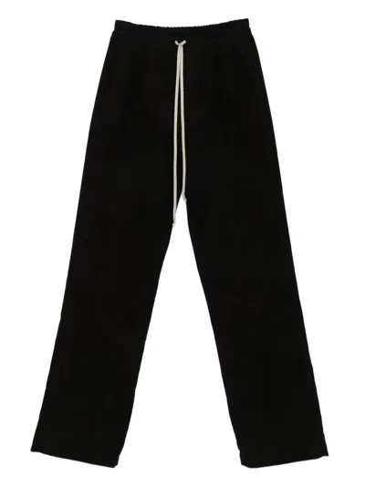 Rick Owens Dietrich Drawstring Trousers In Black