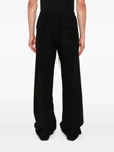 Rick Owens Dietrich Drawstring Trousers In Black