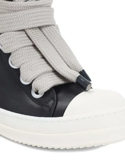 Rick Owens Men "jumbolace" Leather Sneakers