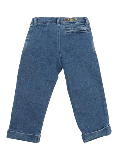 Mini Rodini Denim Chinos In Blue