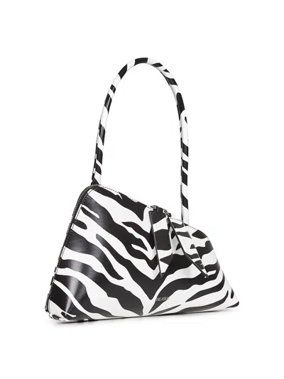 Attico The  Women Black And White "sunrise" Shoulder Bag