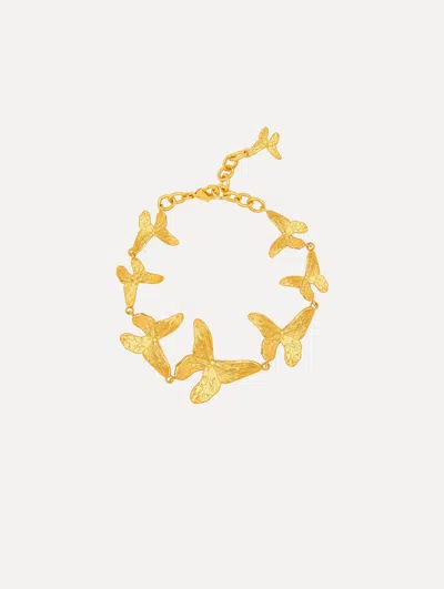 Oscar De La Renta Butterfly Bracelet