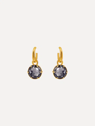 Oscar De La Renta Classic Crystal Mini Hoop Earrings