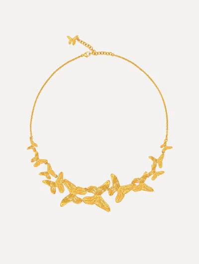 Oscar De La Renta Butterfly Necklace