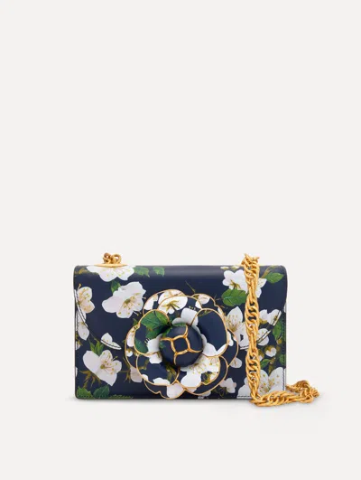 Oscar De La Renta Cherry Blossom Printed Tro Bag