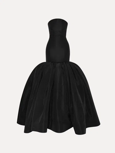 Oscar De La Renta Silk Faille Mermaid Gown