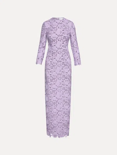 Oscar De La Renta English Rose Guipure Gown
