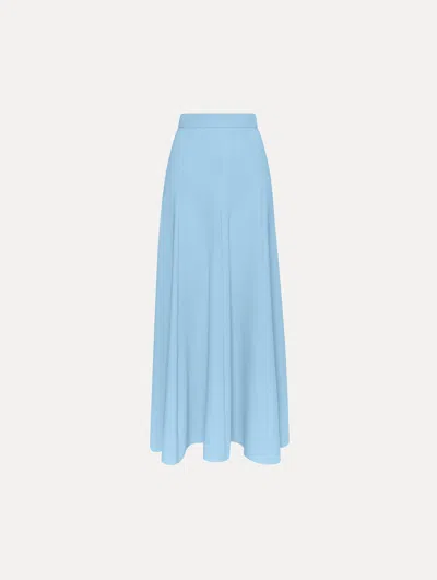 Oscar De La Renta Silk Georgette Skirt