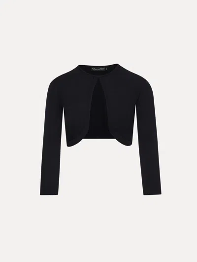 Oscar De La Renta Wool-blend Bolero