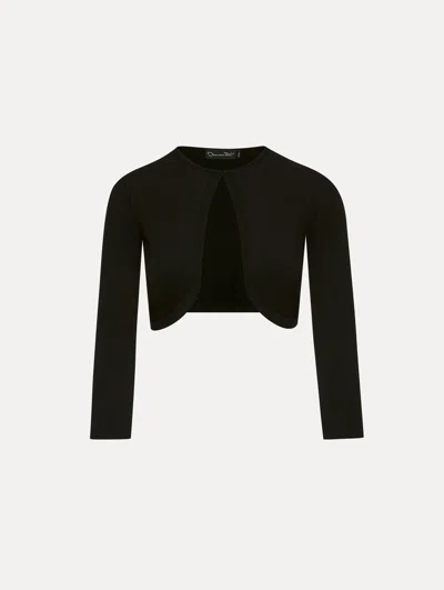Oscar De La Renta Wool-blend Bolero