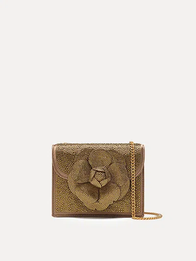 Oscar De La Renta Crystal Pav Mini Tro Bag