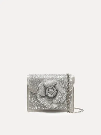 Oscar De La Renta Crystal Pav Mini Tro Bag