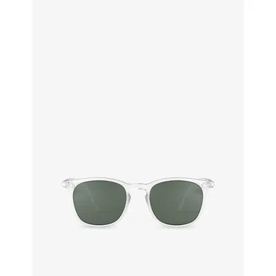 Izipizi Womens #e Crystal Square-frame Acetate Sunglasses