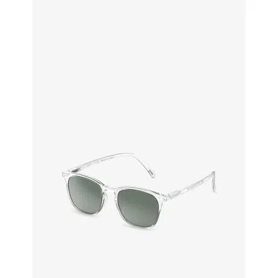 Izipizi Womens #e Crystal Square-frame Acetate Sunglasses