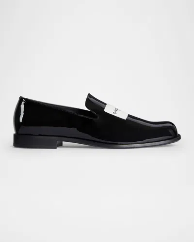 Givenchy Men's Patent Leather Label Loafers