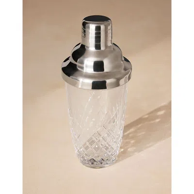 Soho Home Clear Barwell Diamond-cut Crystal Martini Shaker 16cm
