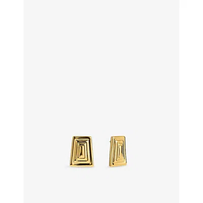 Oma The Label Womens The Òló 18ct Yellow Gold-plated Sterling-silver Earrings