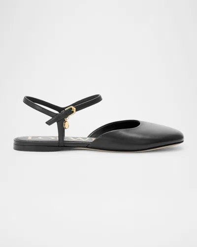 Loewe Toy Ankle-strap Ballerina Flats