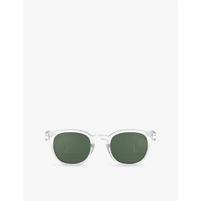 Izipizi Womens #c Crystal Square-frame Acetate Reading Sunglasses