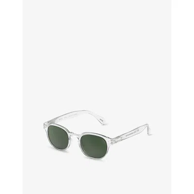 Izipizi Womens #c Crystal Square-frame Acetate Reading Sunglasses
