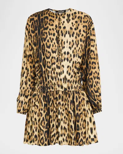 Roberto Cavalli Knee Length Dress Leopard Print