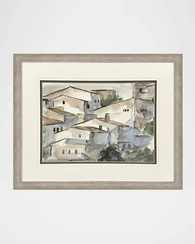 Paragon Decors Mountainside Village Ii Framed Giclee By Ethan Harper