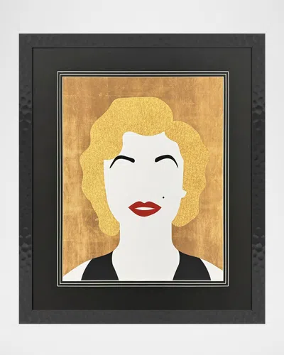 Paragon Decors Icon Blonde Bombshell Framed Giclee By Otto Gibb