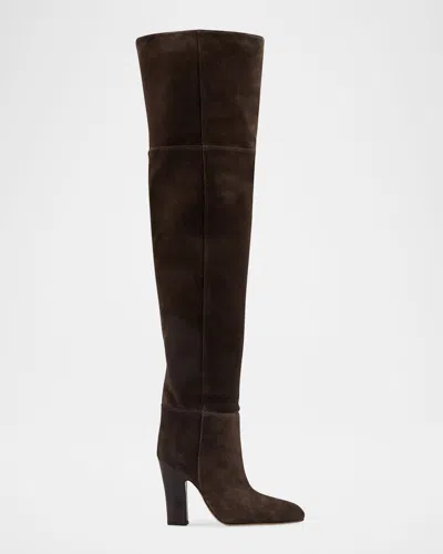 Paris Texas Lavinia Suede Over-the-knee Boots