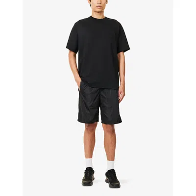 The North Face Black Dome T-shirt In Cotton In Blue