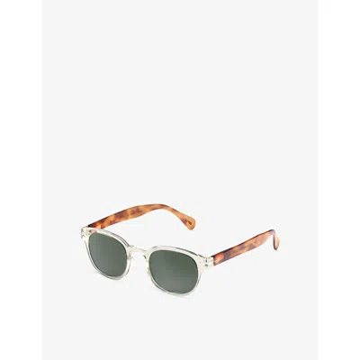Izipizi Womens #c Sandstorm Square-frame Acetate Sunglasses