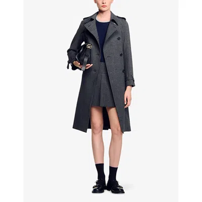 Sandro Crystal-embellished Coat