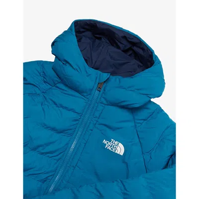 The North Face Dusk Blue Kid's Reversible Perrito Shell Jacket In Blue