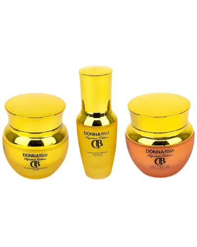 Donna Bella 24k Donna Bella Signature Edition Instant Brightening Vitamin C&e Cream + Eye Serum + Eye Cream 3pc Set
