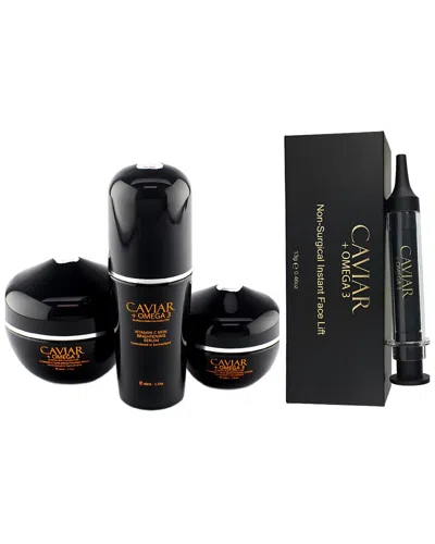 Donna Bella 24k Donna Bella Caviar + Omega 3 Non-surgical Instant Face Lift + Vitamin C Skin Brightening 4pc Set