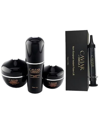 Donna Bella 24k Donna Bella Caviar + Omega 3 Non-surgical Instant Face Lift + Thermal Hydrating 4pc Set