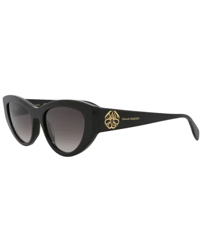 Alexander Mcqueen Women's Am0377s 54mm Sunglasses In Black