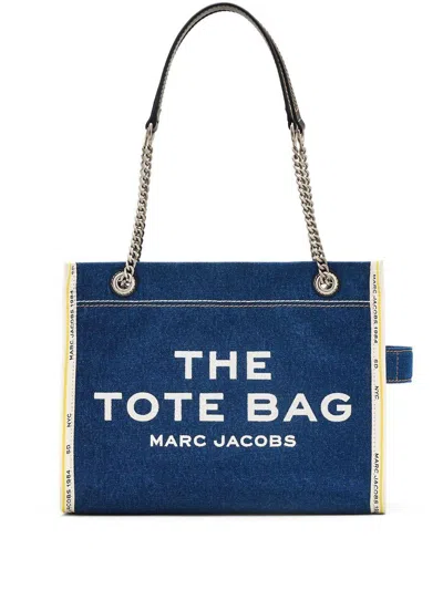 Marc Jacobs 'the Denim Chain Medium Tote' Shoulder Bag