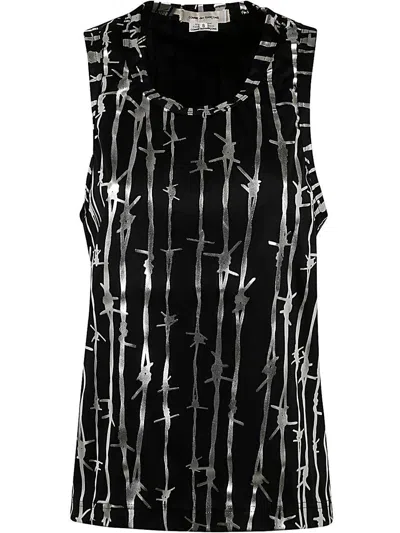 Comme Des Garçons Graphic-printed Vest