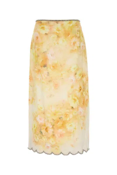 Zimmermann Crush Printed Linen Shirt