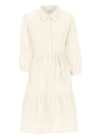 Woolrich Cotton Shirt Dress In White