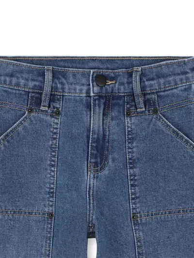 Dkny Patch Pocket Jeans In Blue