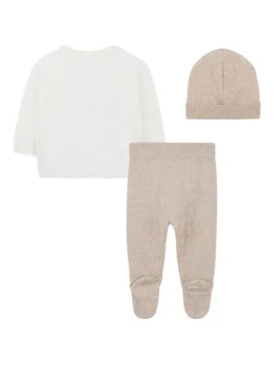 Givenchy Logo-embroidered Three-piece Set In White