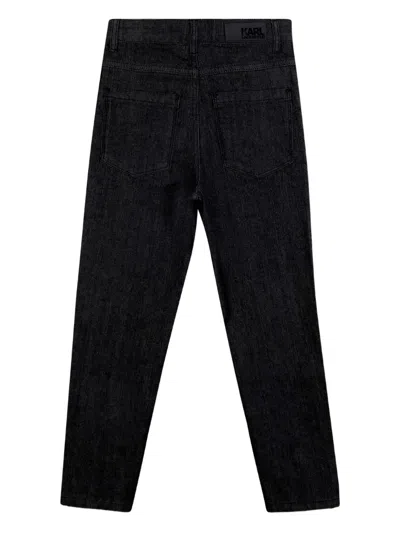 Karl Lagerfeld High-waisted Jeans In Neutral