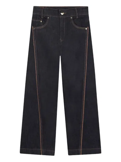 Karl Lagerfeld Cotton Jeans In Black
