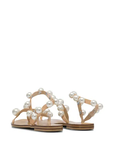 Elina Linardaki Sandals In Neutral
