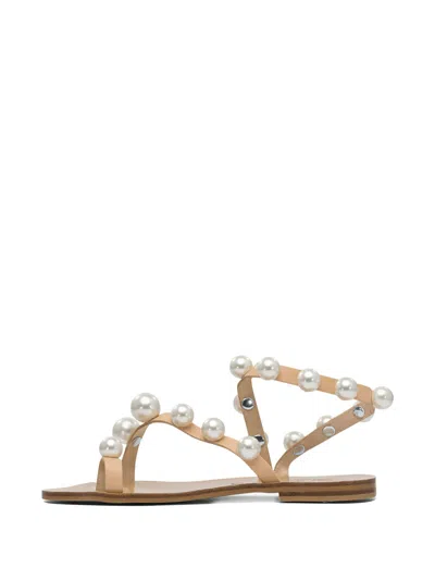 Elina Linardaki Sandals In Neutral