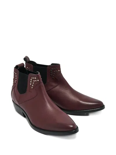Pre-owned Zadig & Voltaire Studded Leather Boots