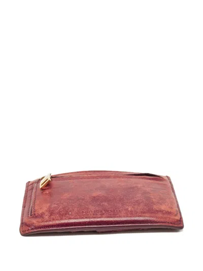Pre-owned Bottega Veneta Intrecciato Zip Cardholder