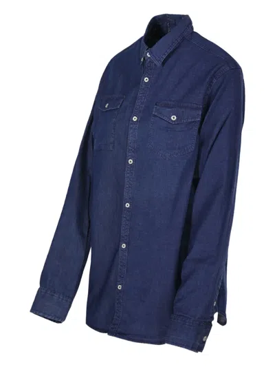E.l.v Denim Double-pocket Denim Shirt