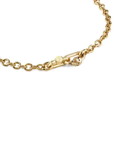 Philipp Plein Chain-link Edge Necklace In Gold